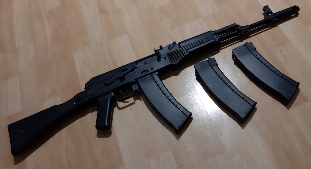!! BCM !! WELL G74B GBBR (AK-74), 3 MAGAZYNKI