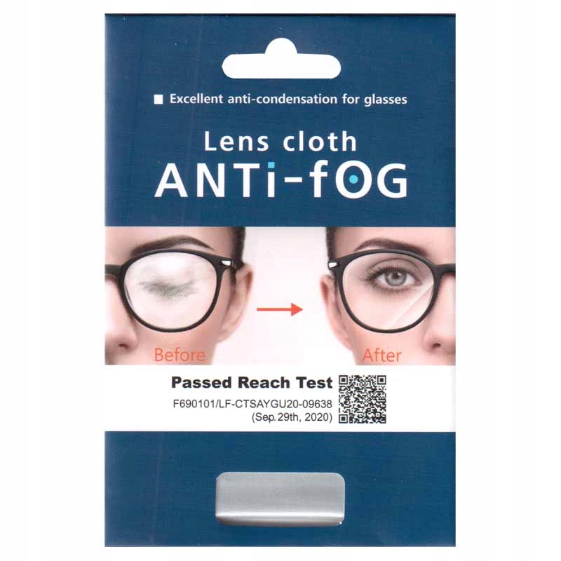 Anti-fog Mikrofaza do okularów anty para