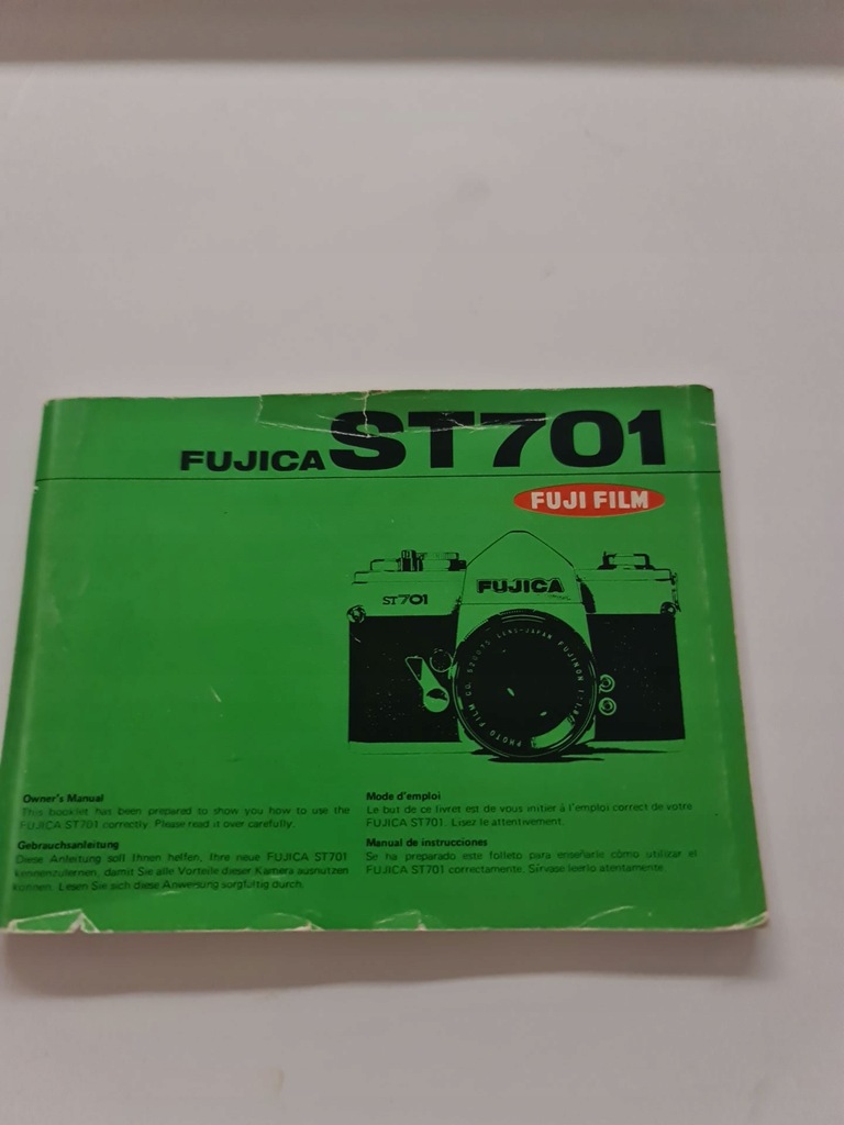 Fujica st701 st 701 instrukcja obsługi fuji film