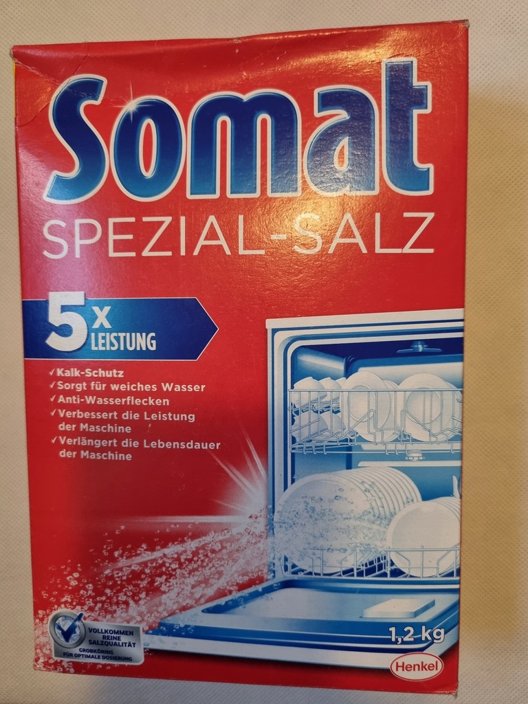Sól do zmywarki gruboziarnista Somat 1,2 kg