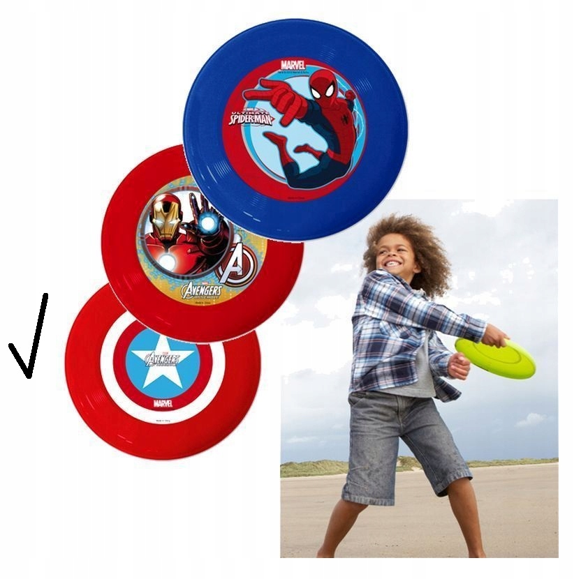 Latający dysk frisbee Avengers kapitan Ameryka