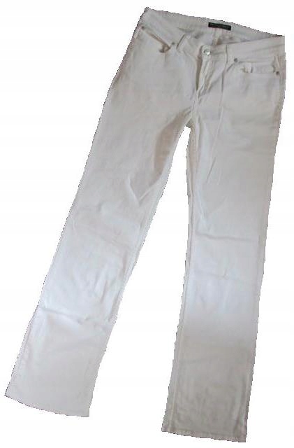 Ralph Lauren Spodnie proste Jeansy białe 8x34