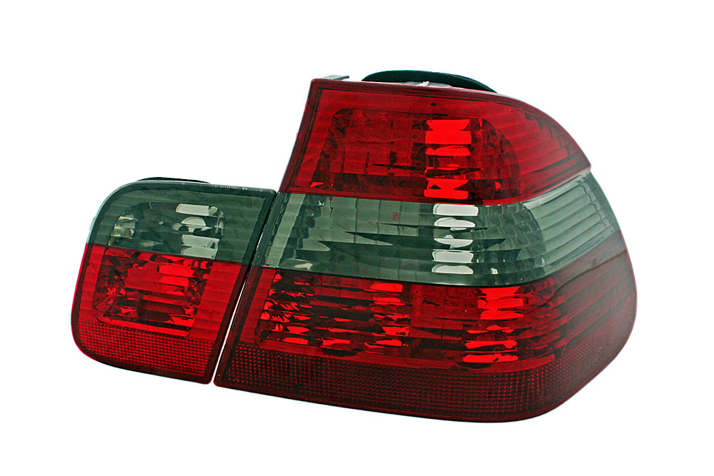 Lampy tył BMW E46 Sedan 9801 Red Black DEPO 7266242162