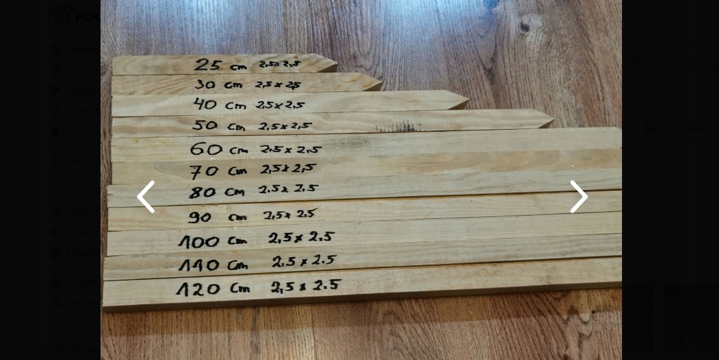 Купить Колья деревянные геодезические 20 шт 25 смх2,5х2,5: отзывы, фото ...