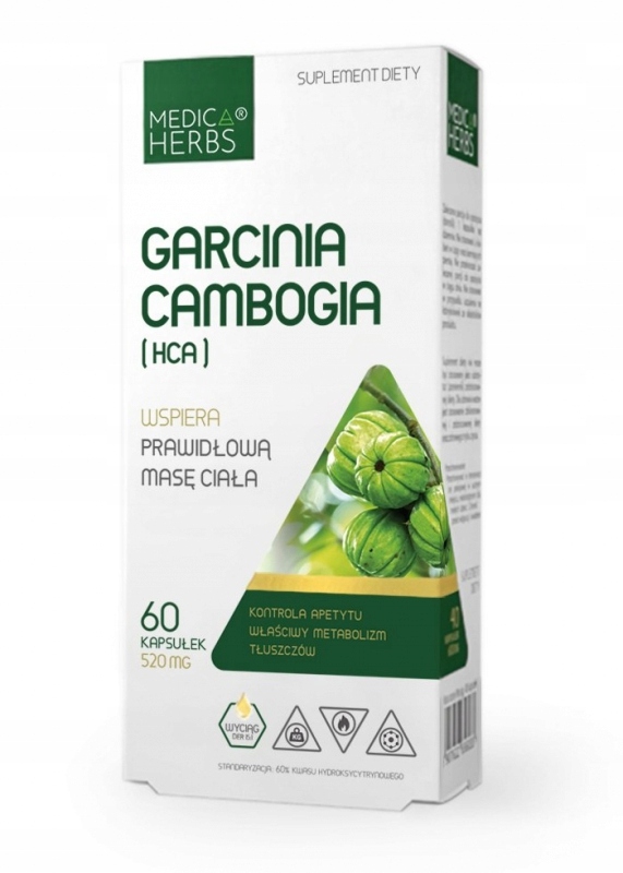 GARCINIA CAMBOGIA 520 mg 60 KAPSUŁEK MEDICA HERBS