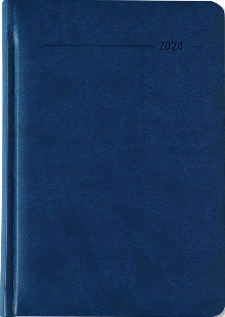 Planer tygodniowy Tucson niebieski 2024 - kalendarz biurowy A5