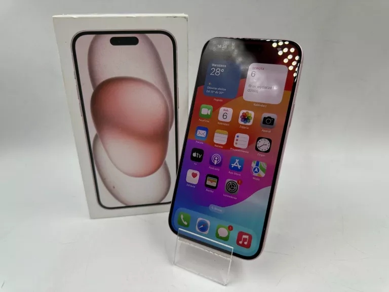 TELEFON APPLE IPHONE 15 PLUS 128GB 100% BAT GWARANCJA ISPOT