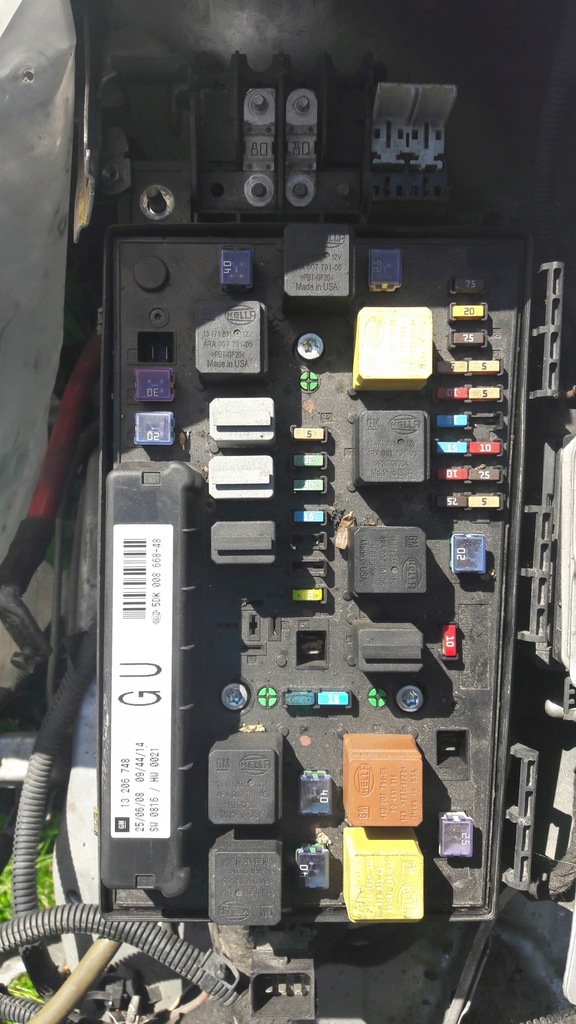 Opel Zafira B Skrzynka Bezpiecznikow Z19dt W Wa Oficjalne Archiwum Allegro