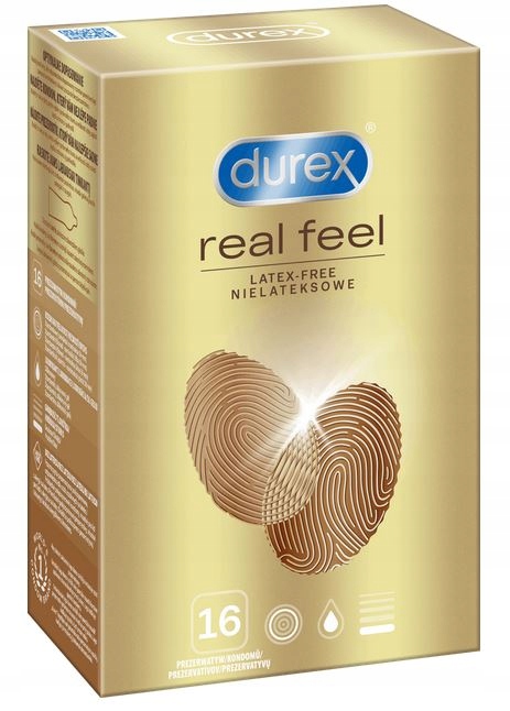 DUREX REAL FEEL 16szt bez lateksu nielateksowe
