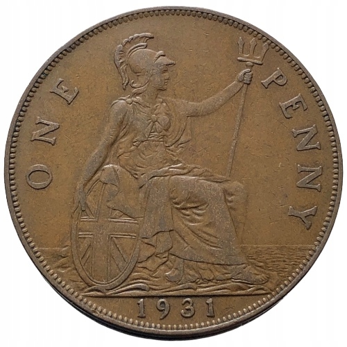 66888. Wielka Brytania, 1 pens, 1931r.