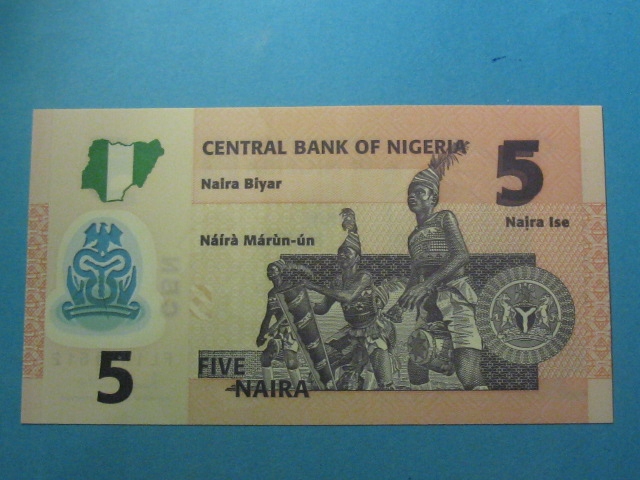 Купить Банкнота Нигерии 5 найр 2019 года POLIMER P-NEW UNC-: отзывы, фото, характеристики в интерне-магазине Aredi.ru