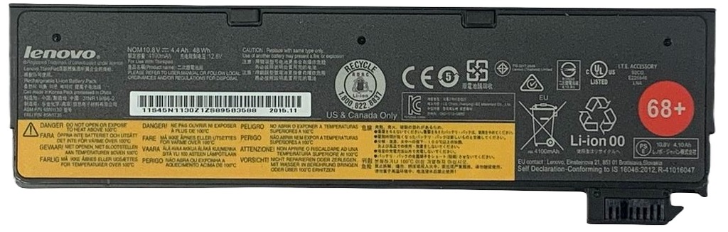 Bateria Lenovo ThinkPad T440 X240 45N1128 3930mAh 48Wh 837