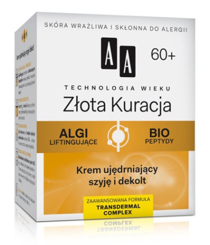 AA 60+ KREM UJĘDRNIAJĄCY SZYJĘ I DEKOLT 50ml