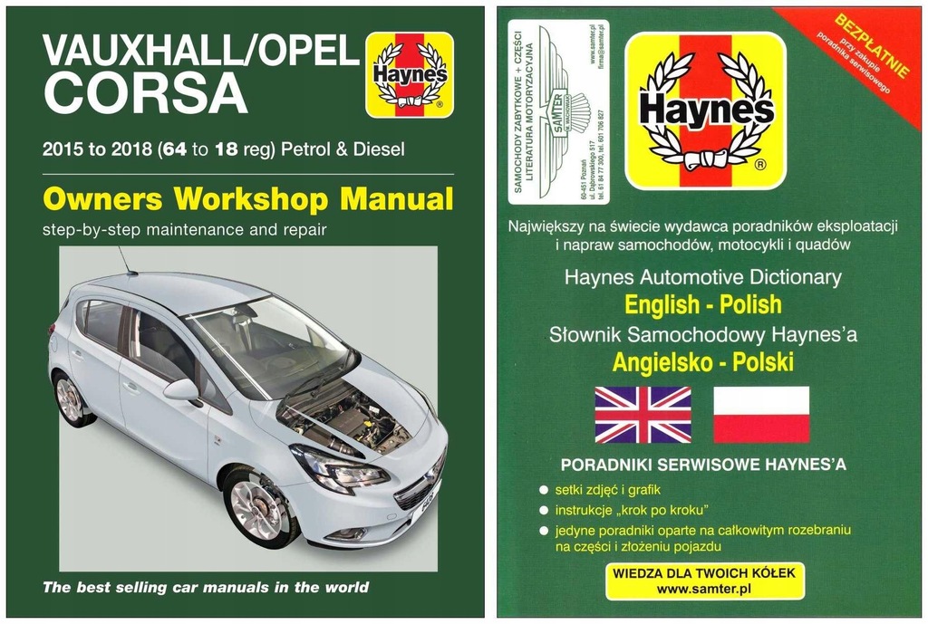 Opel Corsa E (2015-2018) instrukcja napraw Haynes