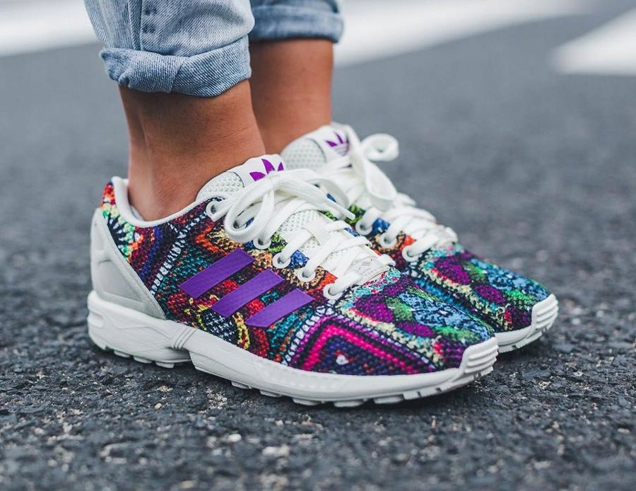 ADIDAS ORIGINALS ZX FLUX MID GRAPE BUTY DAMSKIE