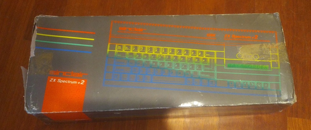 ZX Spectrum +2 128K Szary, Zasilacz, BOX