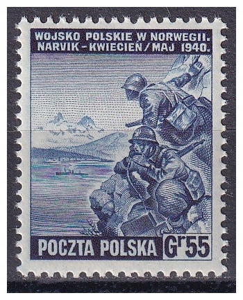 L 338 ** Wydanie Rządu na Emigracji - Narvik 1940 rok