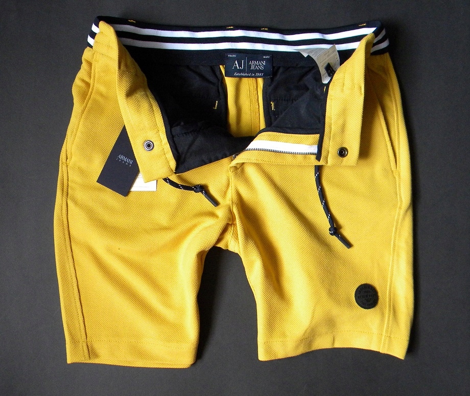 ARMANI JEANS YELLOW SPORTOWA ELEGANCJA 32/32