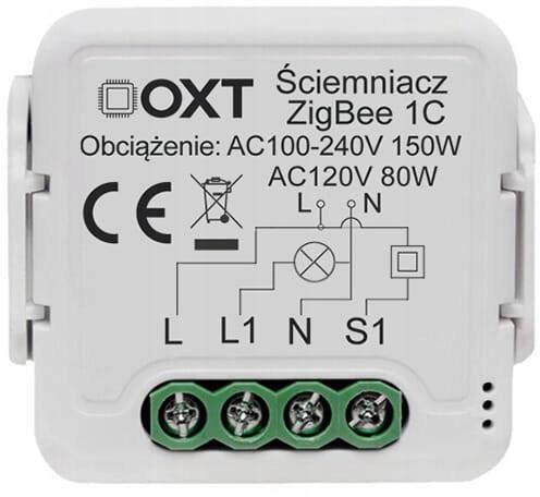 Moduł OXT mini ściemniacz 1 obwód ZigBee TUYA