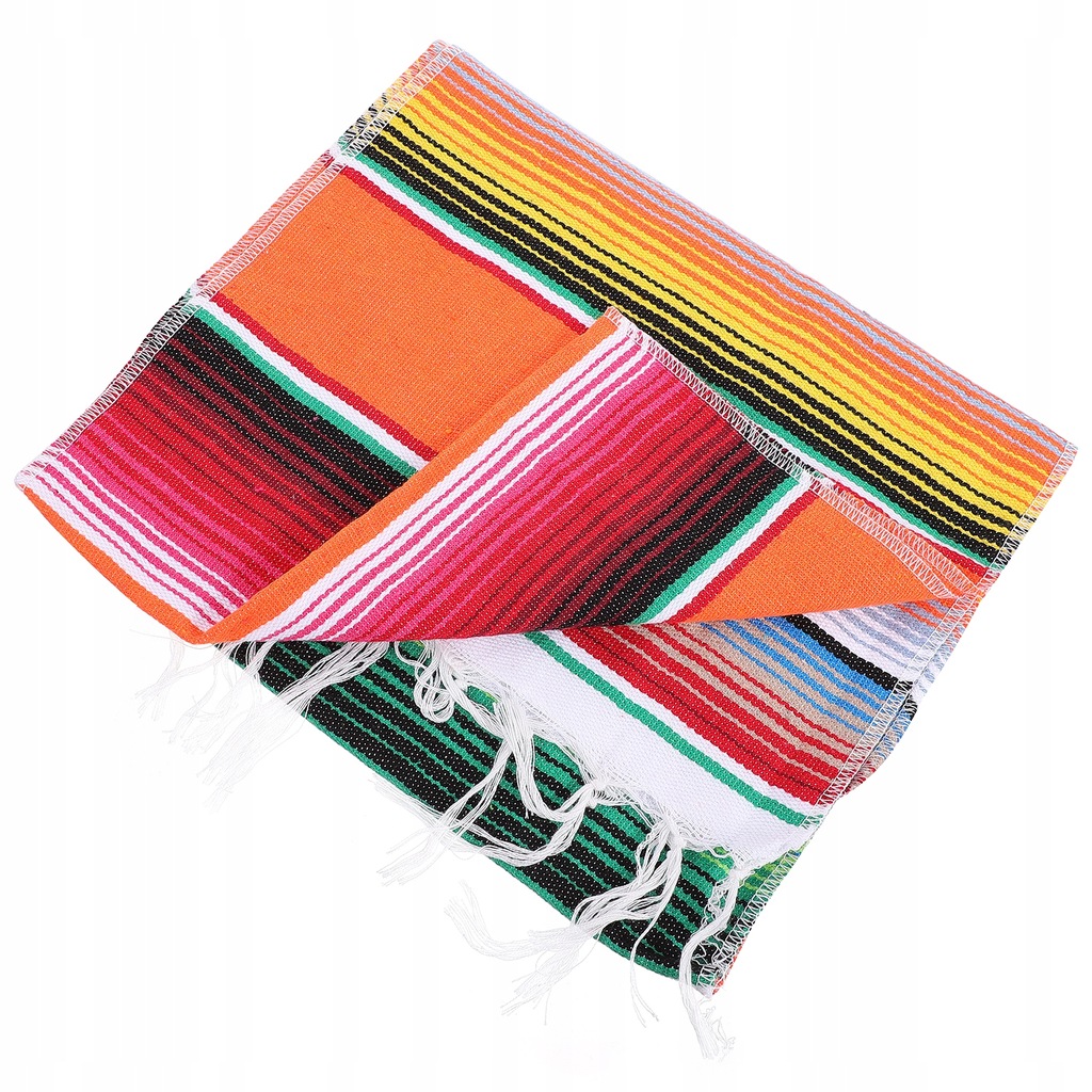 Mexican Falsa Blanket Style Blankets Table Flag