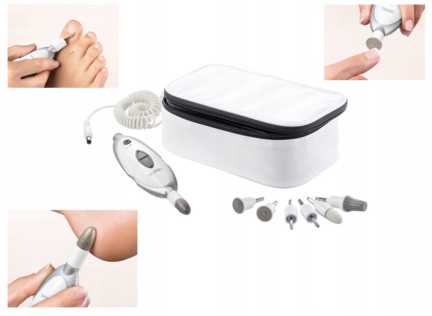 ZESTAW MANICURE PEDICURE SANITAS SMA 38   7 końców - 8104658215 - oficjalne archiwum Allegro