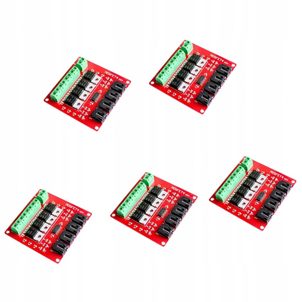 5pcs Four Channel Switch Module MOSFET 4 Route Button IRF540