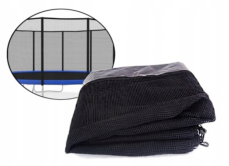 Siatka do trampoliny 10FT 305cm 4nogi 8 słupków - 9142105561