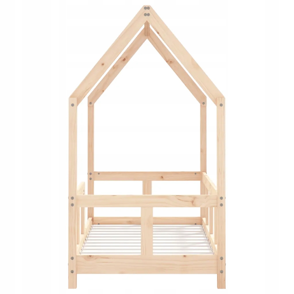 vidaXL Rama łóżka dziecięcego, 70x140 cm, drewno sosnowe