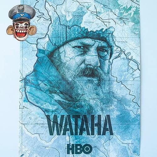 Plakat „Wataha” HBO z autografem Leszka Lichoty