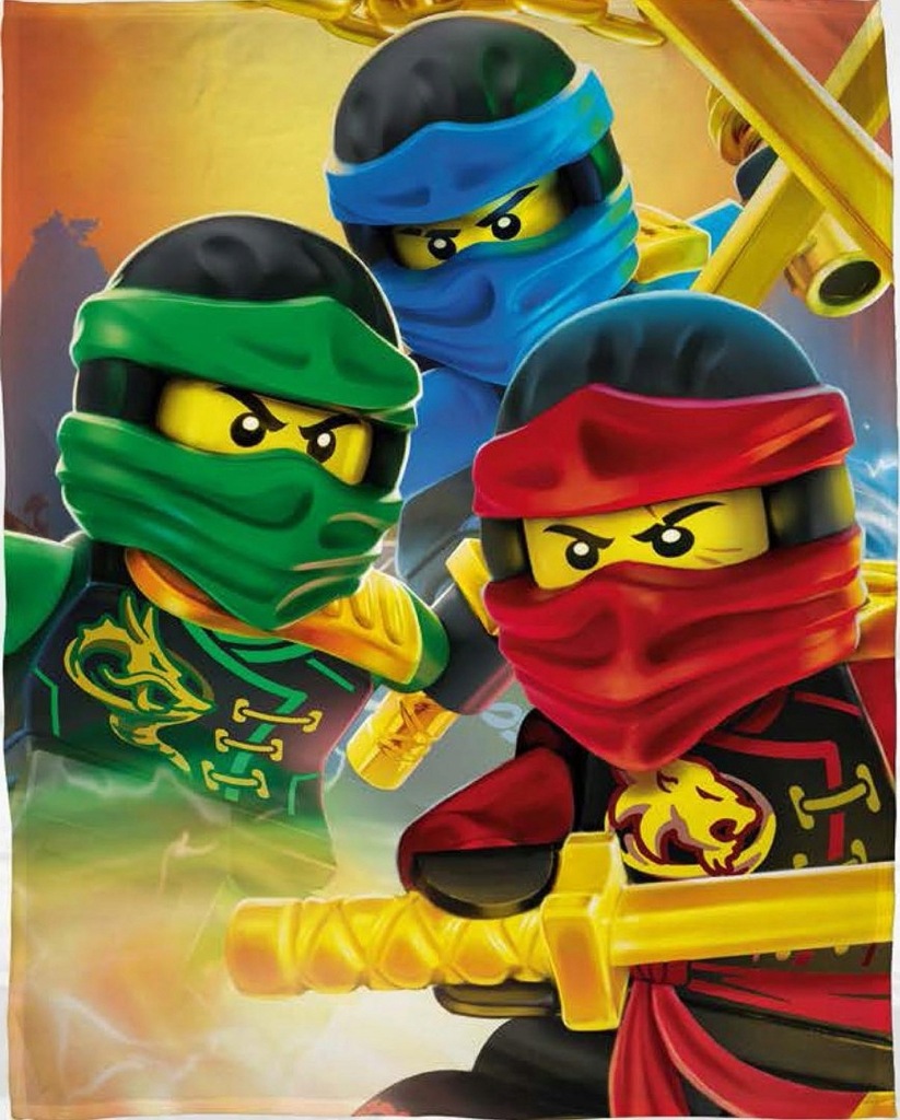 Koc polarowy 100x150 Lego Ninjago