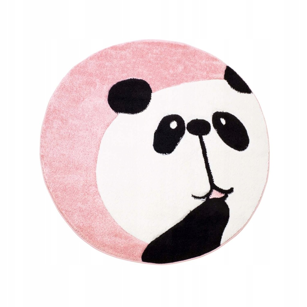 Dywan dziecięcy okrągły fi 120 PASTEL KIDS Panda