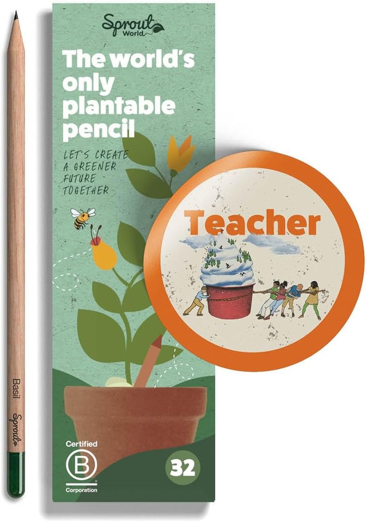 Ołówki z nasionami, kiełkujące ołówki, Sprout World 1szt.