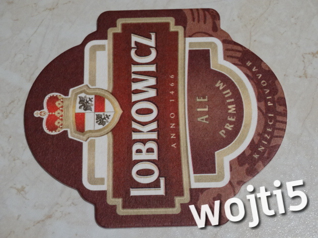 podstawka piwna - Lobkovicz - piwo Ale