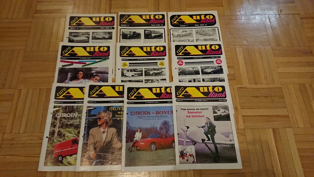 Euro Auto Bank - stara Auto Giełda 1991 10 szt!