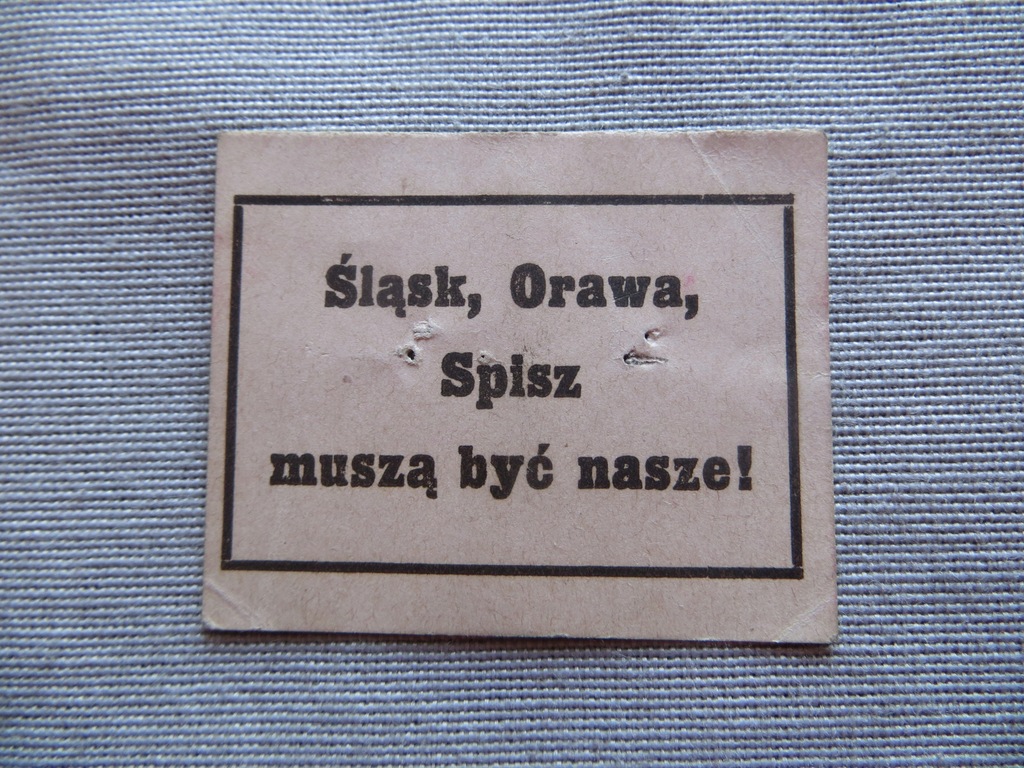 ŚLĄSK ORAWA SPISZ muszą być nasze znaczek kwestars