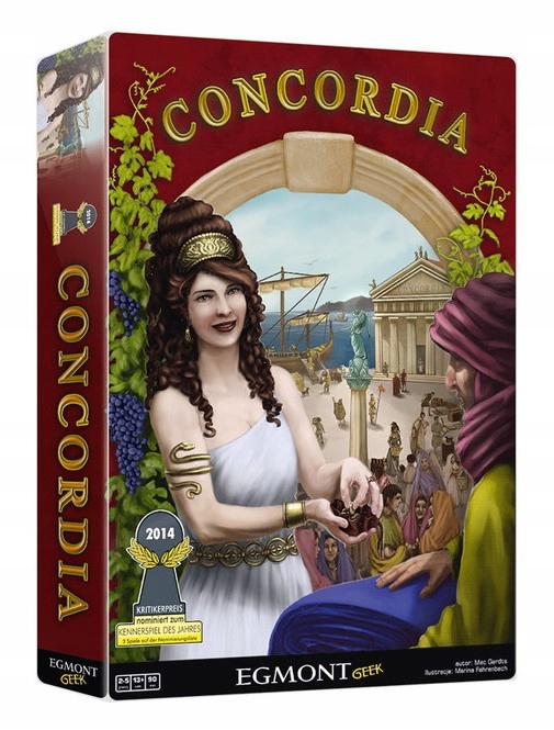Gra planszowa Concordia (wyd. Egmont) edycja polska UNIKAT