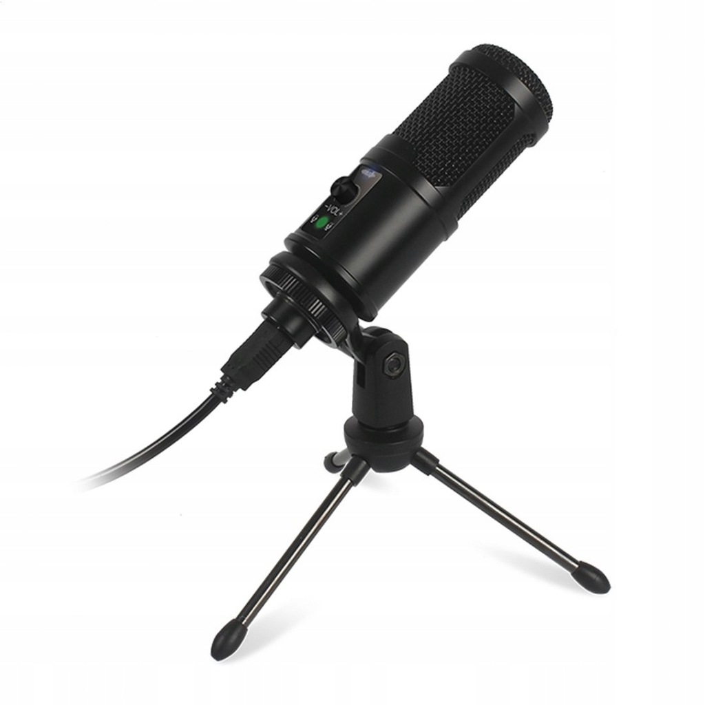 VARR GAMING MICROPHONE MIKROFON GAMINGOWY TUBE CARDIOID SET USB TRIPOD + SP