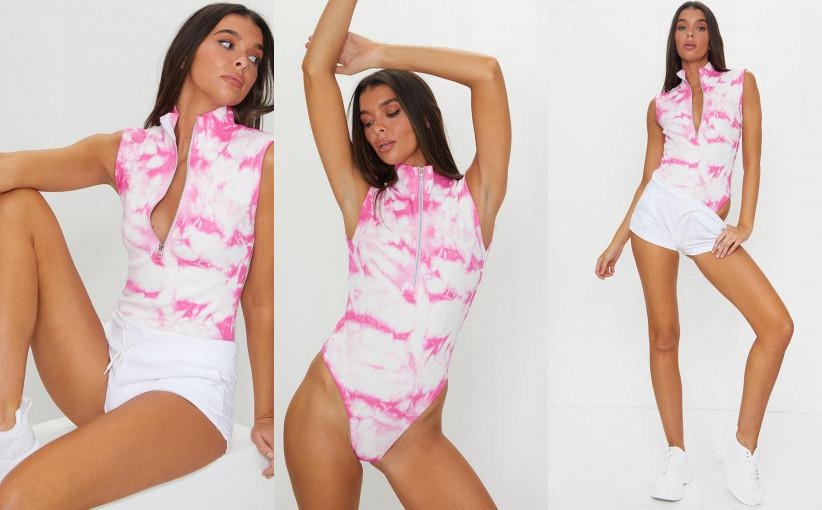 1A0B24*PRETTYLITTLETHING BODY TIE DYE 38 L00