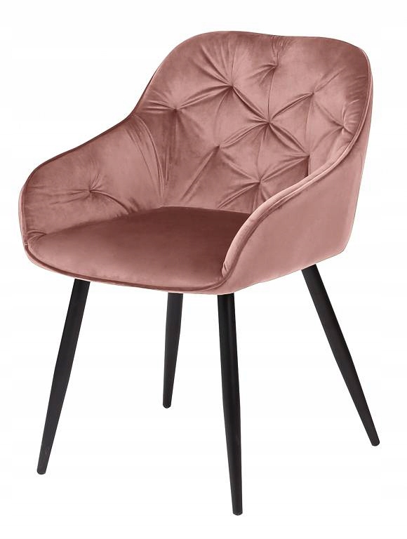 Купить LOREN бархатно-розовый бархатный стул с обивкой: отзывы, фото, характеристики в интерне-магазине Aredi.ru