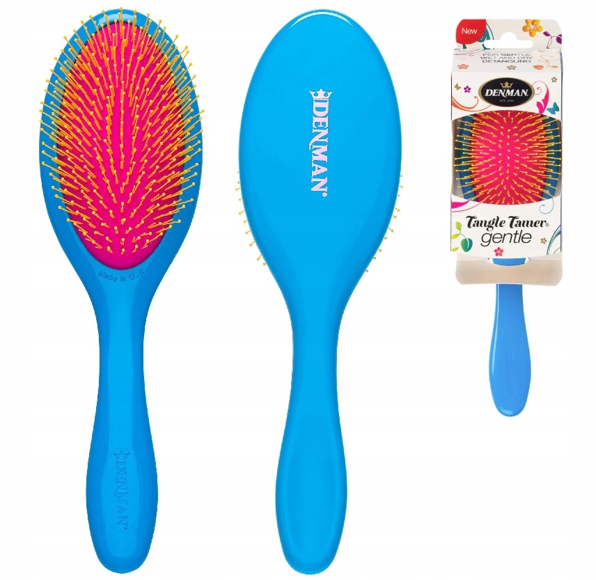 DENMAN SZCZOTKA D93 Tangle Tamer Gentle Blue
