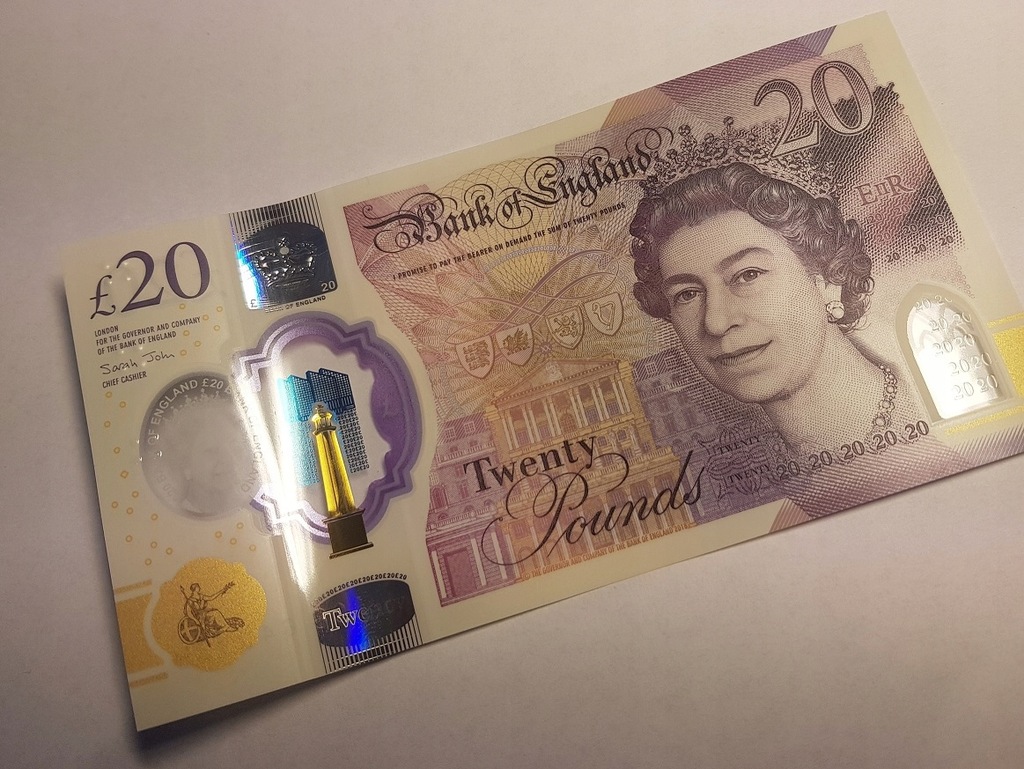 20 Funtów Polimerowe Nowe Seria AA GBP 20 - 9020824148 - oficjalne