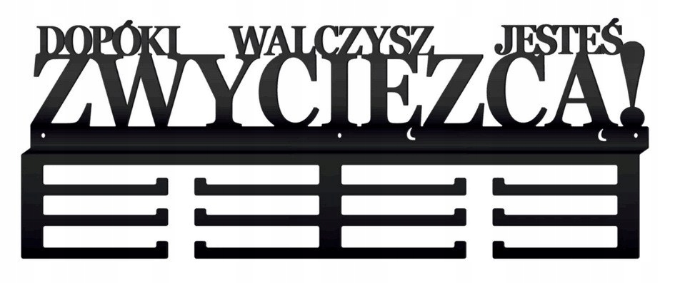 Wieszak na medale - ZWYCIĘZCA