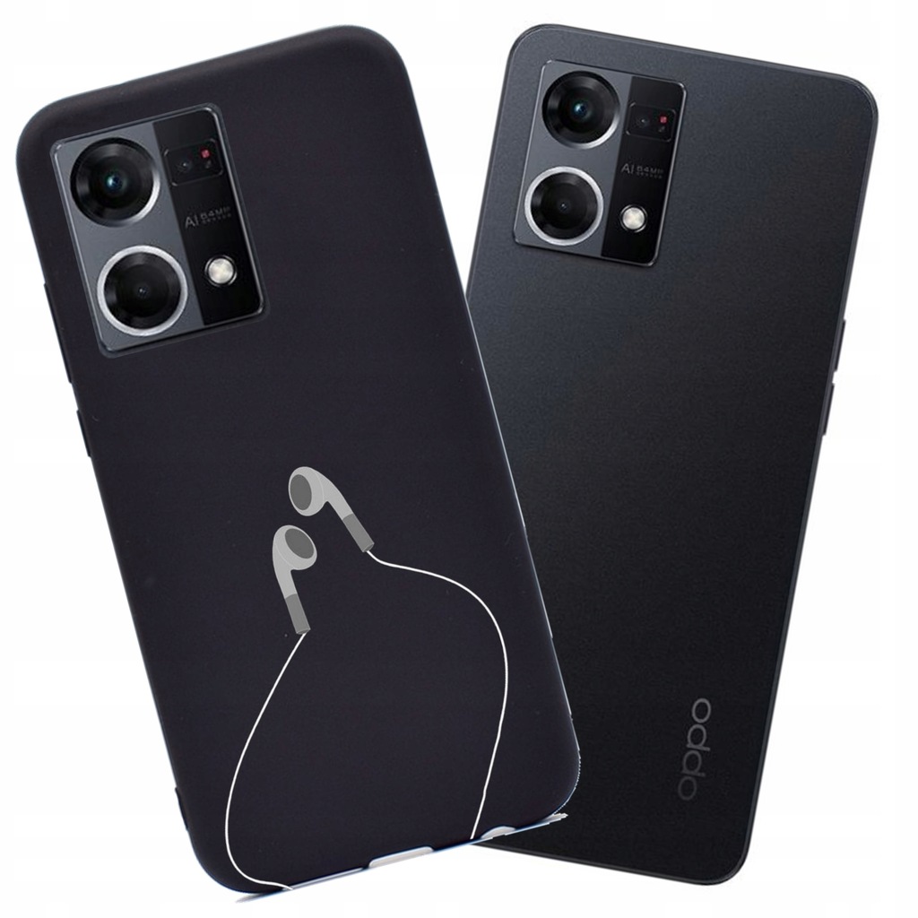 Etui Matowe Matt Case do Oppo Reno 7 4G Wzory