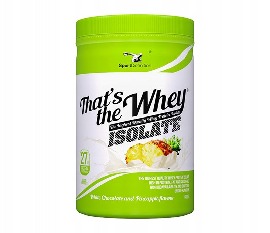 SPORT DEFINITION THATS THE WHEY ISOLATE 600G DATA!