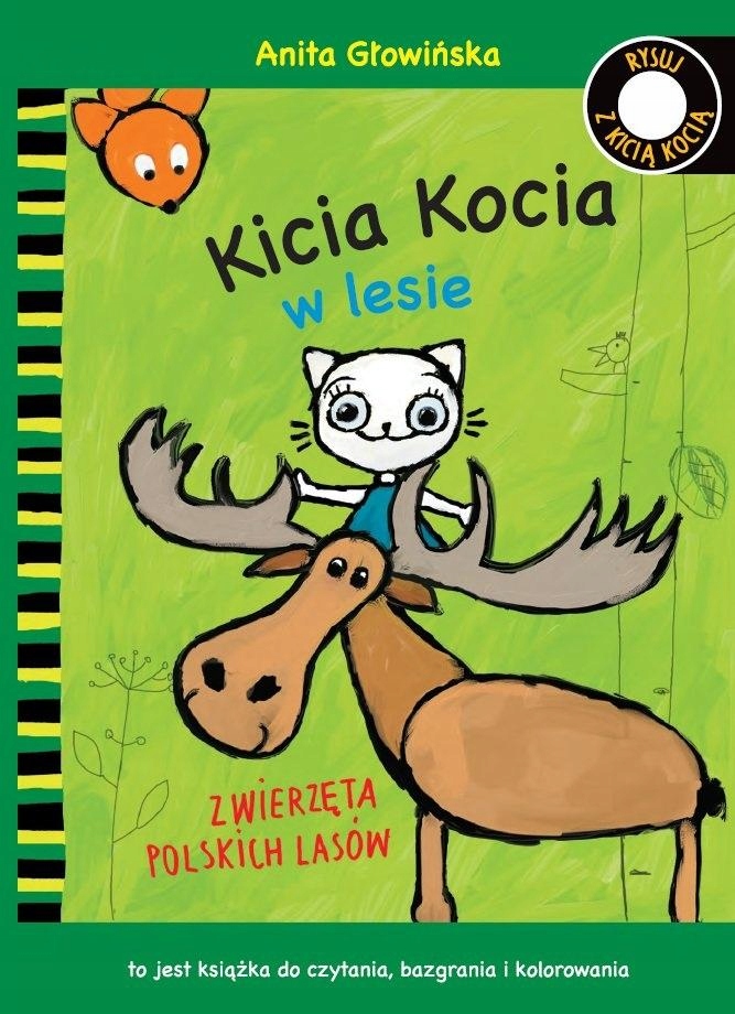 Kicia Kocia w lesie. Kolorowanka Anita Głowińska