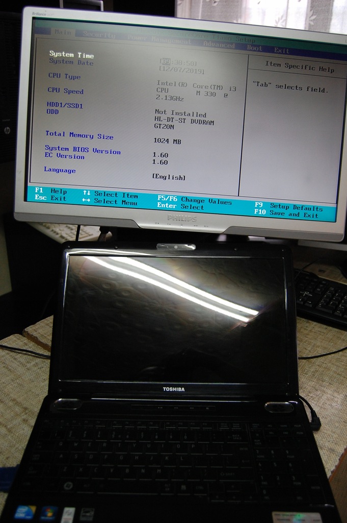 LAPTOP TOSHIBA SATELLITE L505