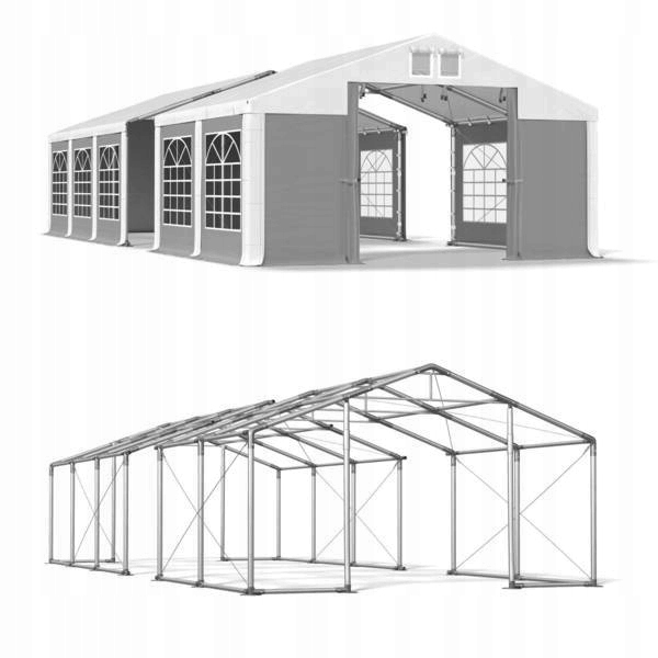 8x32m Namiot ogrodowy mocny cateringowy wzmocniony