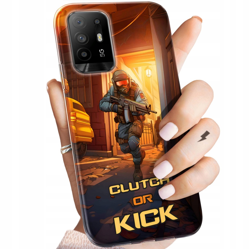 ETUI DO OPPO RENO 5Z WZORY CS GO COUNTER-STRIKE OBUDOWA POKROWIEC CASE