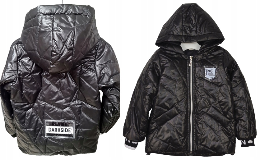 NANDO CZARNA KURTKA PRZEJŚCIÓWKA PARKA 116