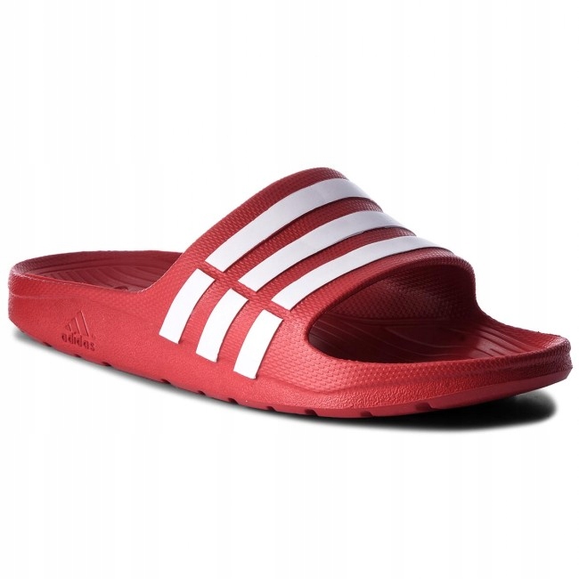 Klapki Adidas Duramo Slide czerwone (886) r.40 1/2